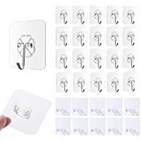 Yolistar Gancho Adhesivos de pared de 30 piezas- gancho de pared impermeable resistente al aceite para baño- cocina y…